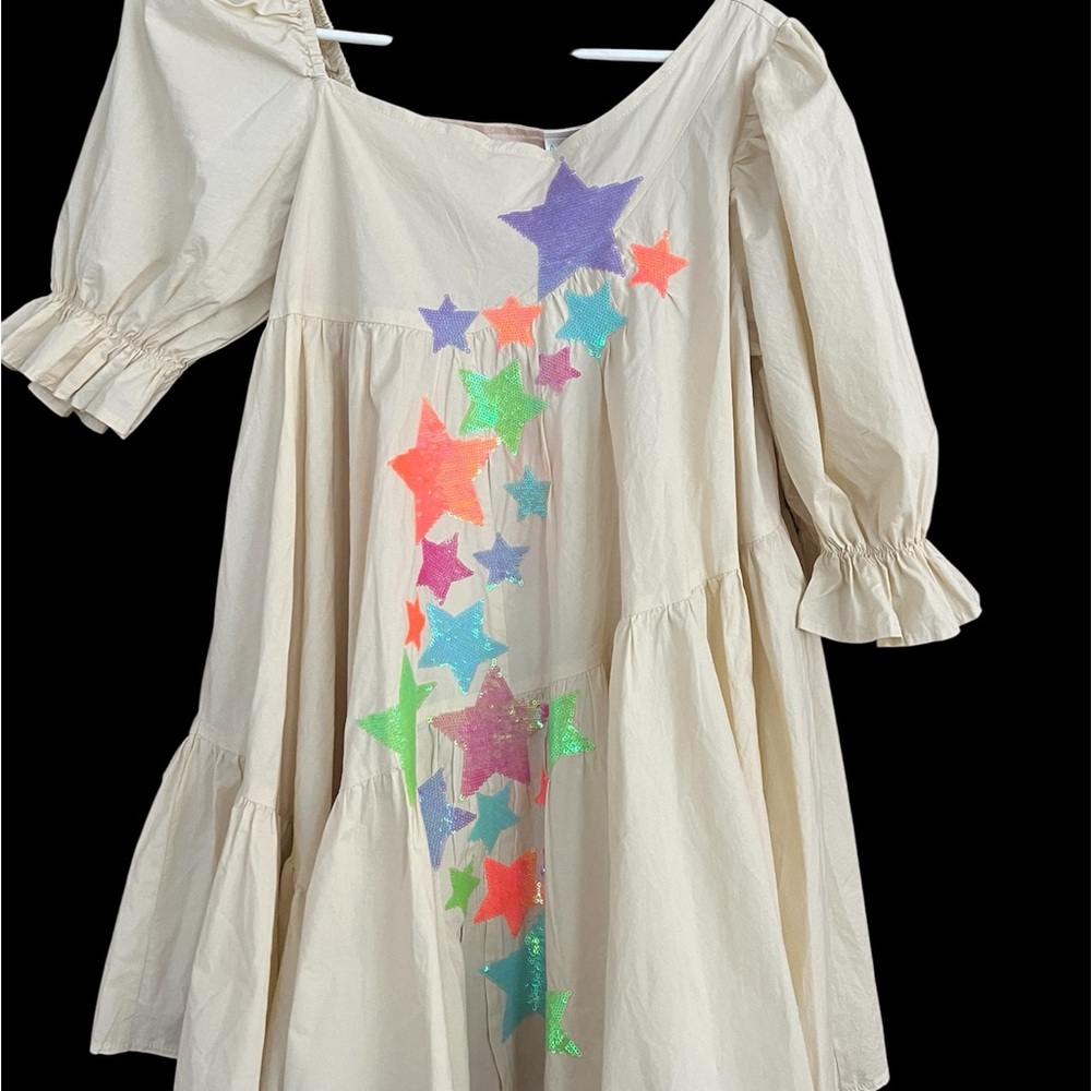 Queen of Sparkles girls XL darling star dress. Worn once.
